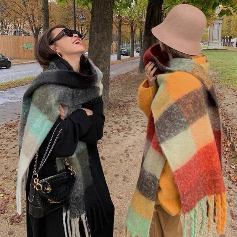 Cashmere Pashmina Wrap - НОВЫЙ роскошный зимний толстый теплый шарф,