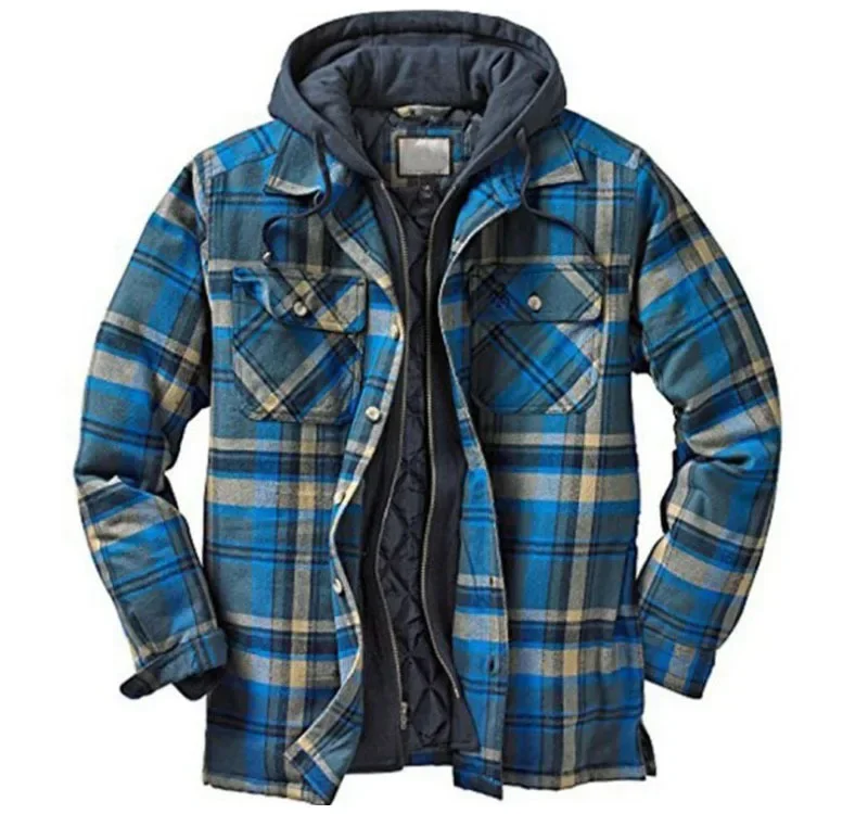 Flannel Shirt Lined - Мужские фланелевые рубашки в клетку на