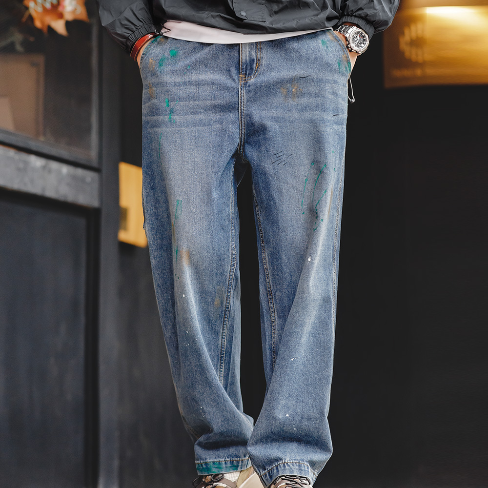 Levis Jeans 501 - Maden Мужские джинсы светло-голубого цвета с