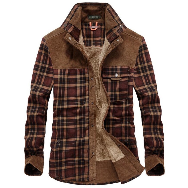 Мужские зимние ветрозащитные т – обзор и цена Flannel Shirt Lined