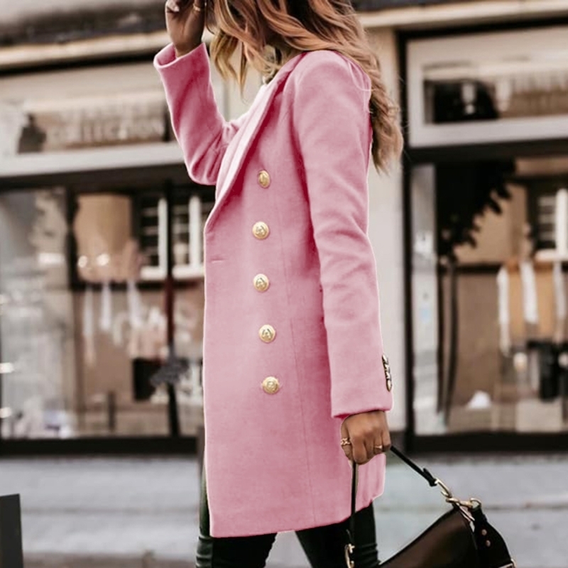 Женские осенне-зимние шерстяны – обзор и цена Wool Coat Peacoat