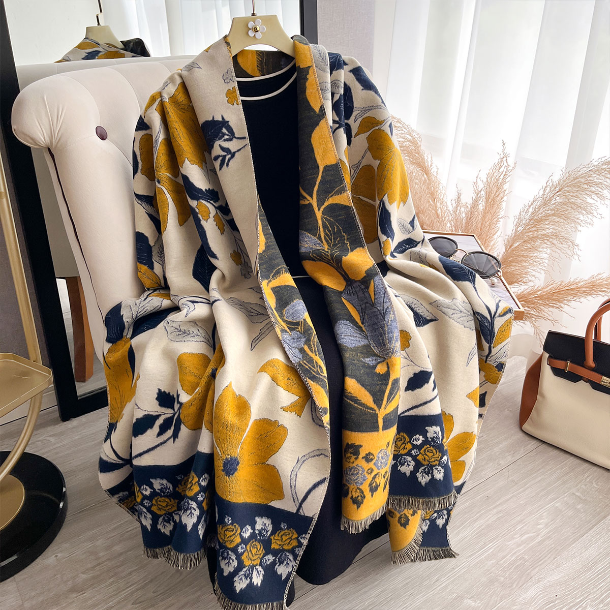 Женские утепленные роскошные з – обзор и цена Cashmere Pashmina Wrap