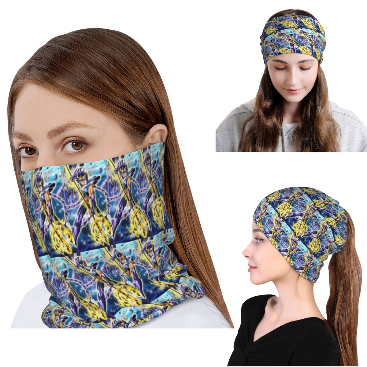 Аниме-шарф-бандана «Рыцари Зод – обзор и цена Knit Beanie Hat Warm