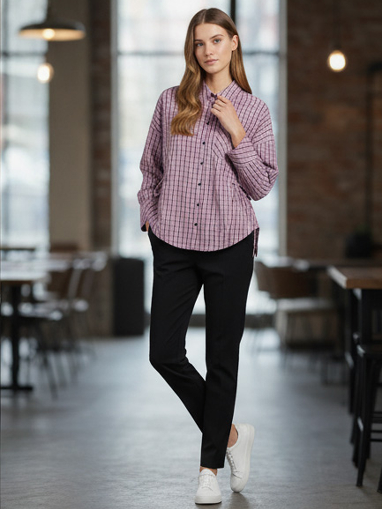 Женская модная рубашка в клетк – обзор и цена Flannel Shirt Lined