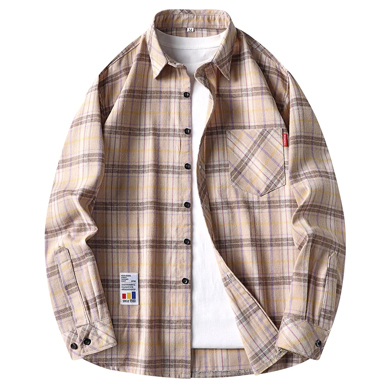 Мужские повседневные рубашки в – обзор и цена Flannel Shirt Lined
