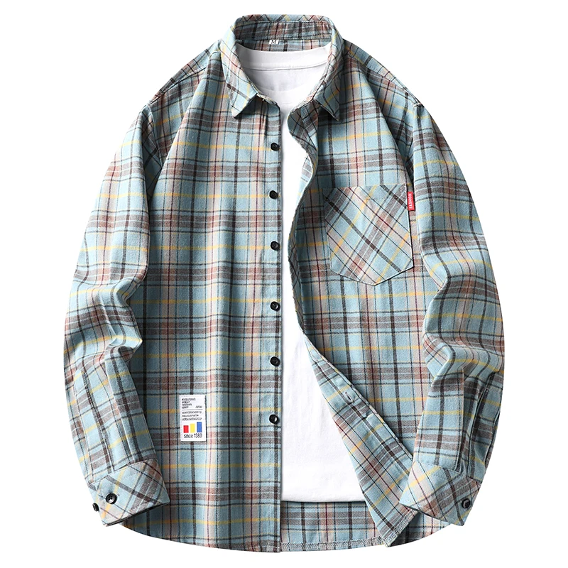 Мужские повседневные рубашки в – обзор и цена Flannel Shirt Lined