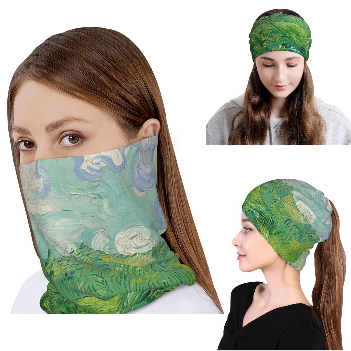 Бандана-шарф-маска для лица с  – обзор и цена Knit Beanie Hat Warm